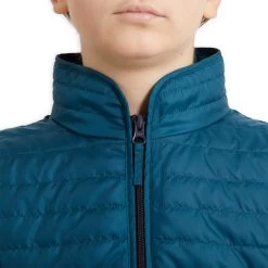 Kids' Horse Riding Sleeveless Padded Vest - 100 Blue -Outdoor Adventure Shop kids horse riding sleeveless padded vest 100 blue 5