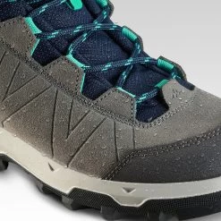 Quechua Kids' Waterproof Hiking Boots - MH 500 Blue -Outdoor Adventure Shop kids waterproof hiking boots mh 500 blue 5