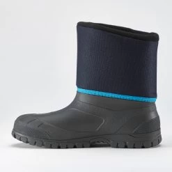 Quechua Kids’ Winter Boots - SH 100 Black -Outdoor Adventure Shop kids waterproof snow boots sh 100 warm grey blue 2