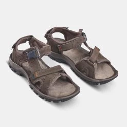 Quechua Men's Leather Hiking Sandals NH120 -Outdoor Adventure Shop men s leather hiking sandals nh120 3