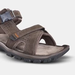 Quechua Men's Leather Hiking Sandals NH120 -Outdoor Adventure Shop men s leather hiking sandals nh120 7