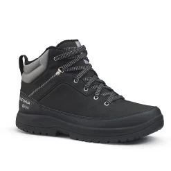 Quechua Men’s Waterproof Winter Boots - SH 100 Black