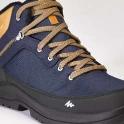 Quechua Men’s Waterproof Winter Boots - SH 100 Blue -Outdoor Adventure Shop men s winter hiking boots sh 100 u warm ochre 7