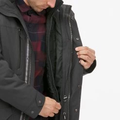 Men’s Hiking 3-in-1 Jacket - Travel 700 Black -Outdoor Adventure Shop mens hiking 3 in 1 jacket travel 700 black 5