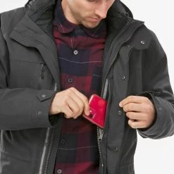 Men’s Hiking 3-in-1 Jacket - Travel 700 Black -Outdoor Adventure Shop mens hiking 3 in 1 jacket travel 700 black 6