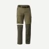 Men’s Hiking Convertible Pants - MT 500 Khaki -Outdoor Adventure Shop mens hiking convertible pants mt 500 khaki