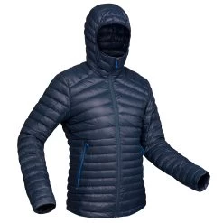 Men’s Hiking Down Jacket – MT 100 Navy