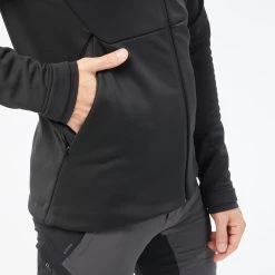 Quechua Men’s Hiking Fleece Jacket - MH 520 Black 18 Quechua Men’s Hiking Fleece Jacket - MH 520 Black -Outdoor Adventure Shop mens hiking fleece jacket mh 520 black 5