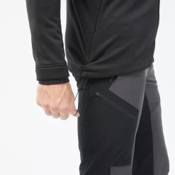 Quechua Men’s Hiking Fleece Jacket - MH 520 Black 20 Quechua Men’s Hiking Fleece Jacket - MH 520 Black -Outdoor Adventure Shop mens hiking fleece jacket mh 520 black 7