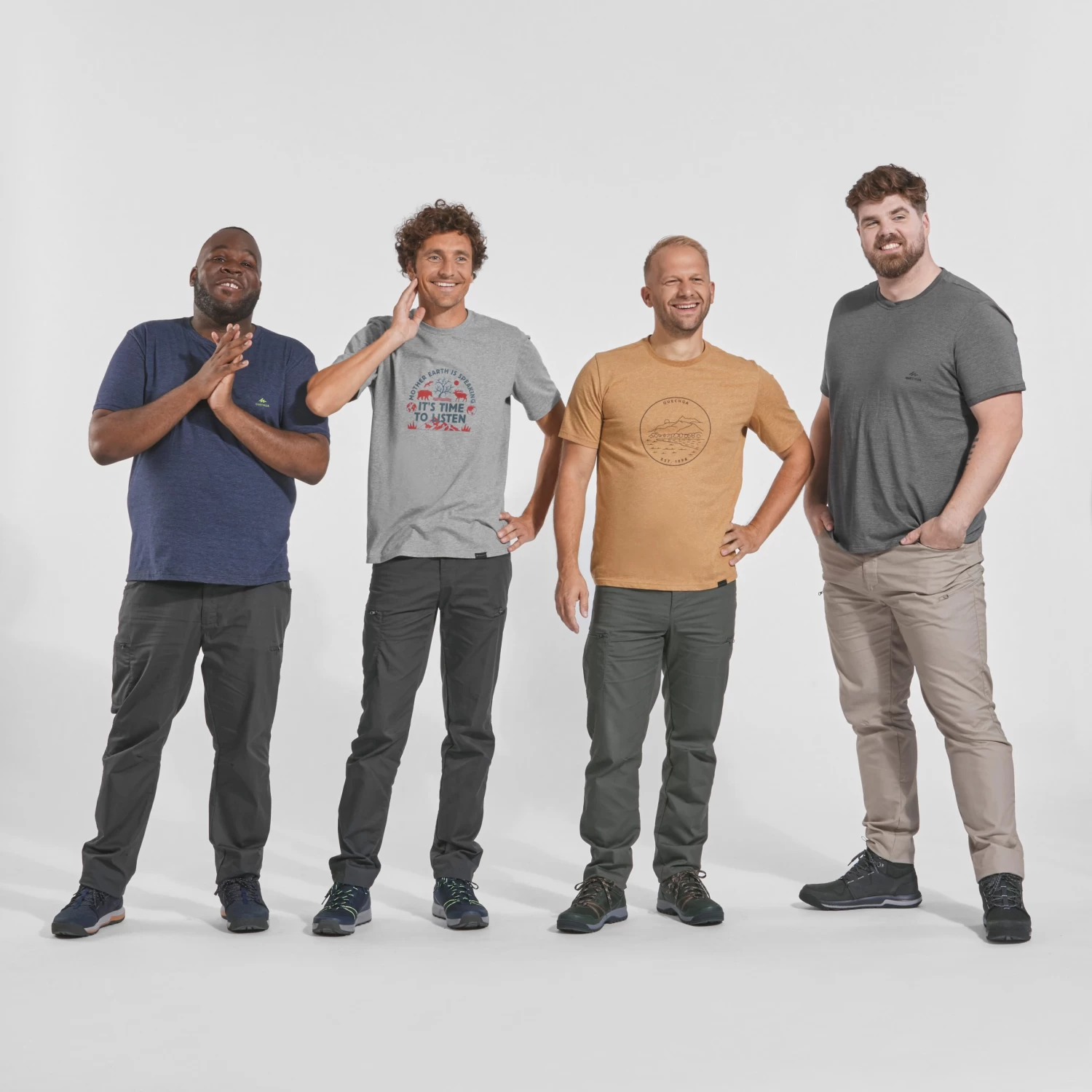 Quechua Men’s Hiking Pants - NH 500 Grey 4 Quechua Men’s Hiking Pants - NH 500 Grey - Image 2