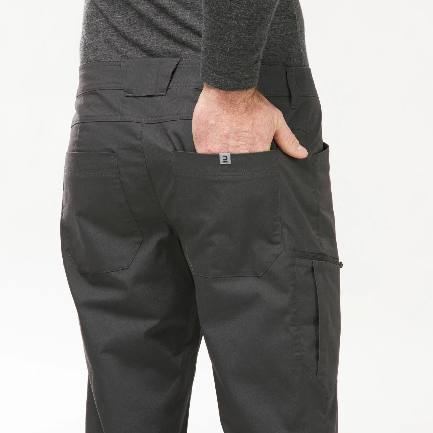 Quechua Men’s Hiking Pants - NH 500 Grey 12 Quechua Men’s Hiking Pants - NH 500 Grey - Image 10