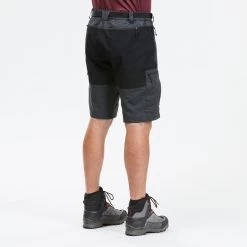 Men’s Hiking Shorts - MT 500 Grey -Outdoor Adventure Shop mens hiking shorts mt 500 grey 2