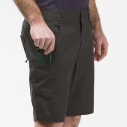 Quechua Men’s Hiking Shorts - NH 500 Grey -Outdoor Adventure Shop mens hiking shorts nh 500 grey 2