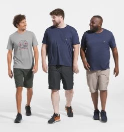 Quechua Men’s Hiking Shorts - NH 500 Grey -Outdoor Adventure Shop mens hiking shorts nh 500 grey 8