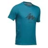 Quechua Men’s Hiking T-Shirt - NH 100 Blue -Outdoor Adventure Shop mens hiking t shirt nh 100 blue