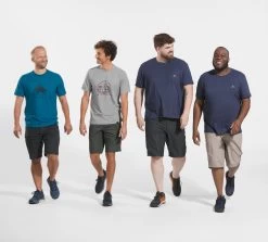 Quechua Men’s Hiking T-Shirt - NH 100 Blue -Outdoor Adventure Shop mens hiking t shirt nh 100 blue 6