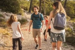 Quechua Men’s Hiking T-Shirt - NH 100 Blue -Outdoor Adventure Shop mens hiking t shirt nh 100 blue 7