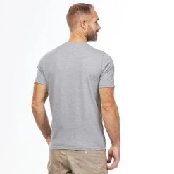 Quechua Men’s Hiking T-Shirt - NH 100 Grey -Outdoor Adventure Shop mens hiking t shirt nh 100 grey 3