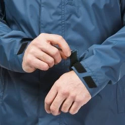 Quechua Men’s Hiking Waterproof Jacket – NH 500 Blue -Outdoor Adventure Shop mens hiking waterproof jacket nh 500 blue 10