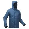 Quechua Men’s Hiking Waterproof Jacket – NH 500 Blue -Outdoor Adventure Shop mens hiking waterproof jacket nh 500 blue
