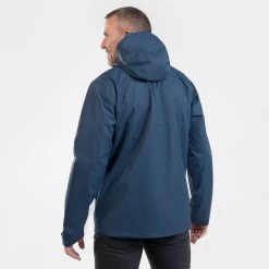 Quechua Men’s Hiking Waterproof Jacket – NH 500 Blue -Outdoor Adventure Shop mens hiking waterproof jacket nh 500 blue 6