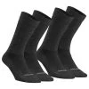 Quechua Mid-Height Hiking Socks - SH 500 Black -Outdoor Adventure Shop merino hiking socks u warm sh500 black