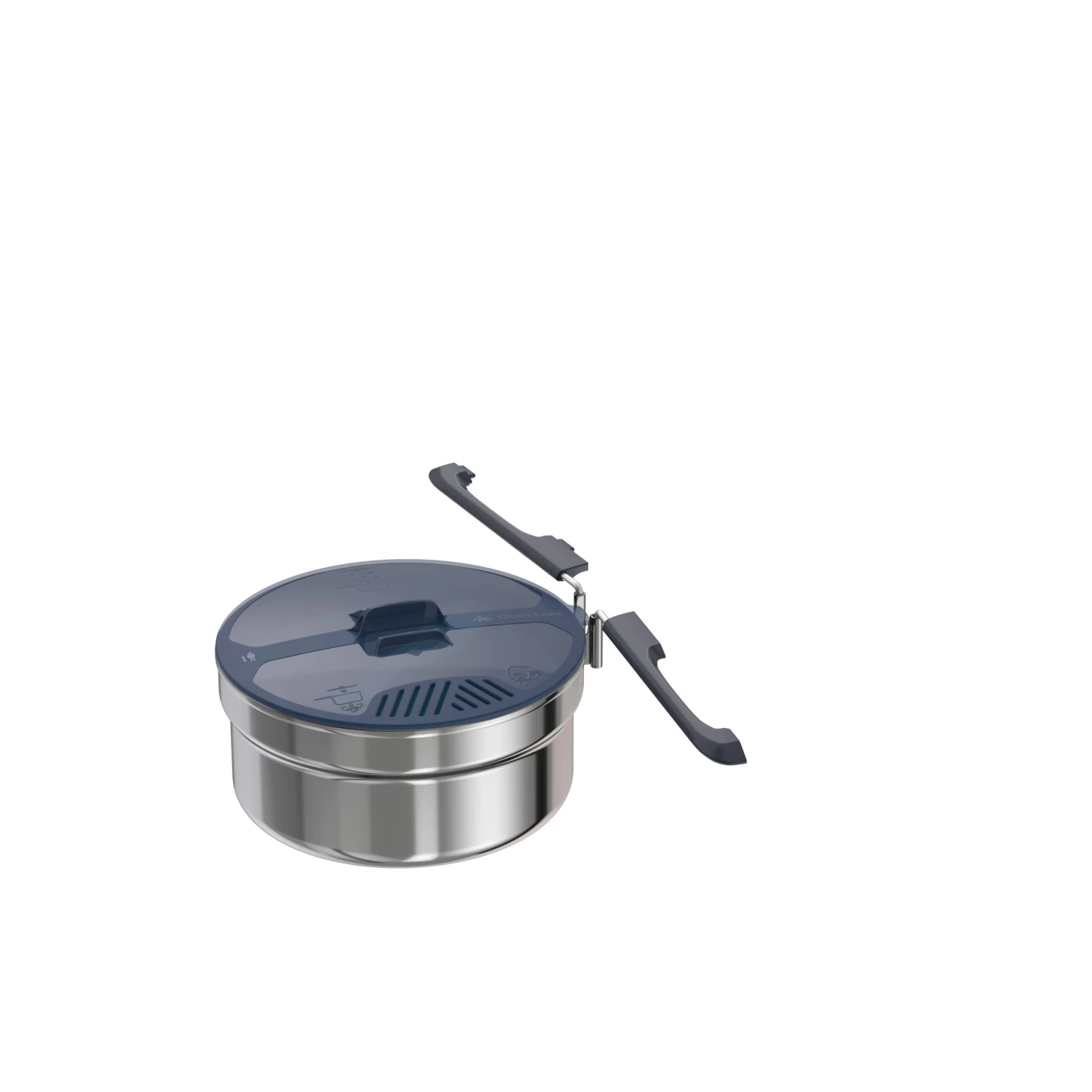 Quechua MH 100 Stainless Hiking Camp Cookset 1P 6 Quechua MH 100 Stainless Hiking Camp Cookset 1P - Image 5