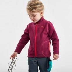 Quechua Kid’s Hiking Jacket - MH 150 Purple -Outdoor Adventure Shop mh 150 hiking fleece jacket kids 10