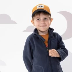 Quechua Kids’ Hiking Jacket - MH 150 Blue -Outdoor Adventure Shop mh 150 hiking fleece jacket kids 3