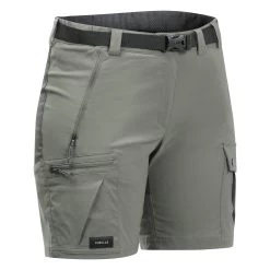 Women's Hiking Shorts - MT 500 Khaki