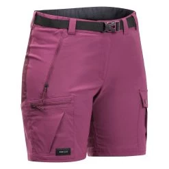 Women's Hiking Shorts - MT 500 Purple