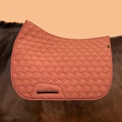 Reversible Horse And Pony Saddle Cloth 500 - Terracotta/Burgundy 14 Reversible Horse And Pony Saddle Cloth 500 - Terracotta/Burgundy -Outdoor Adventure Shop reversible saddle cloth for horse and pony 500 burgundy terra cotta 3