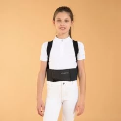 Safety Kids' Horse Riding Back Protector - Black -Outdoor Adventure Shop safety kids horse riding back protector black 3