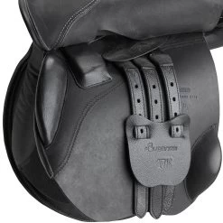 Schooling 17½" Fully-Fitted Horseback Riding All-Purpose Leather Saddle - Black -Outdoor Adventure Shop schooling 17 fully fitted horseback riding all purpose leather saddle black 3