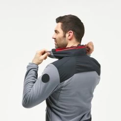 Quechua Men’s Hiking Fleece Jacket - SH 500 Grey -Outdoor Adventure Shop sh 500 x warm fleece jacket men 6