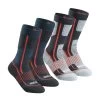Quechua SH 520 Hiking Mid-Height Socks 2-Pack - Kids 1 Quechua SH 520 Hiking Mid-Height Socks 2-Pack - Kids -Outdoor Adventure Shop sh 520 hiking mid height socks 2 pack kids