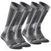 Quechua High Hiking Socks - SH 500 Grey -Outdoor Adventure Shop sh 520 x warm hiking high socks adults