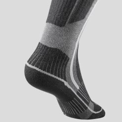 Quechua High Hiking Socks - SH 500 Grey -Outdoor Adventure Shop sh 520 x warm hiking high socks adults 2
