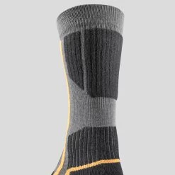 Quechua Mid-Height Hiking Socks - SH 500 Grey -Outdoor Adventure Shop sh 520 x warm hiking mid socks adults 5