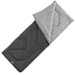Quechua Sleeping Bag 8ºC To 15°C - Arpenaz 15° New Zip Grey