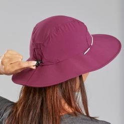 Trek 500 Mountain Trekking Anti-UV Hat Purple - Women's -Outdoor Adventure Shop trek 500 mountain trekking anti uv hat purple women s 2