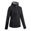 Quechua Women's Hiking Fleece Jacket - MH 900 Grey -Outdoor Adventure Shop women s hiking fleece jacket mh 900 grey