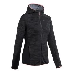 Quechua Women's Hiking Fleece Jacket - MH 900 Grey