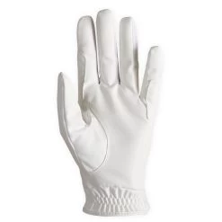 Women's Horse Riding Gloves 500 - White -Outdoor Adventure Shop women s horse riding gloves 500 white 1