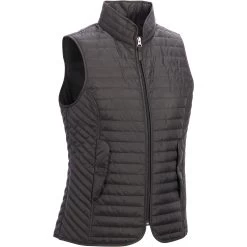Women's Sleeveless Horse Riding Down Jacket - 100 Black -Outdoor Adventure Shop women s sleeveless horse riding padded vest 100 black 5