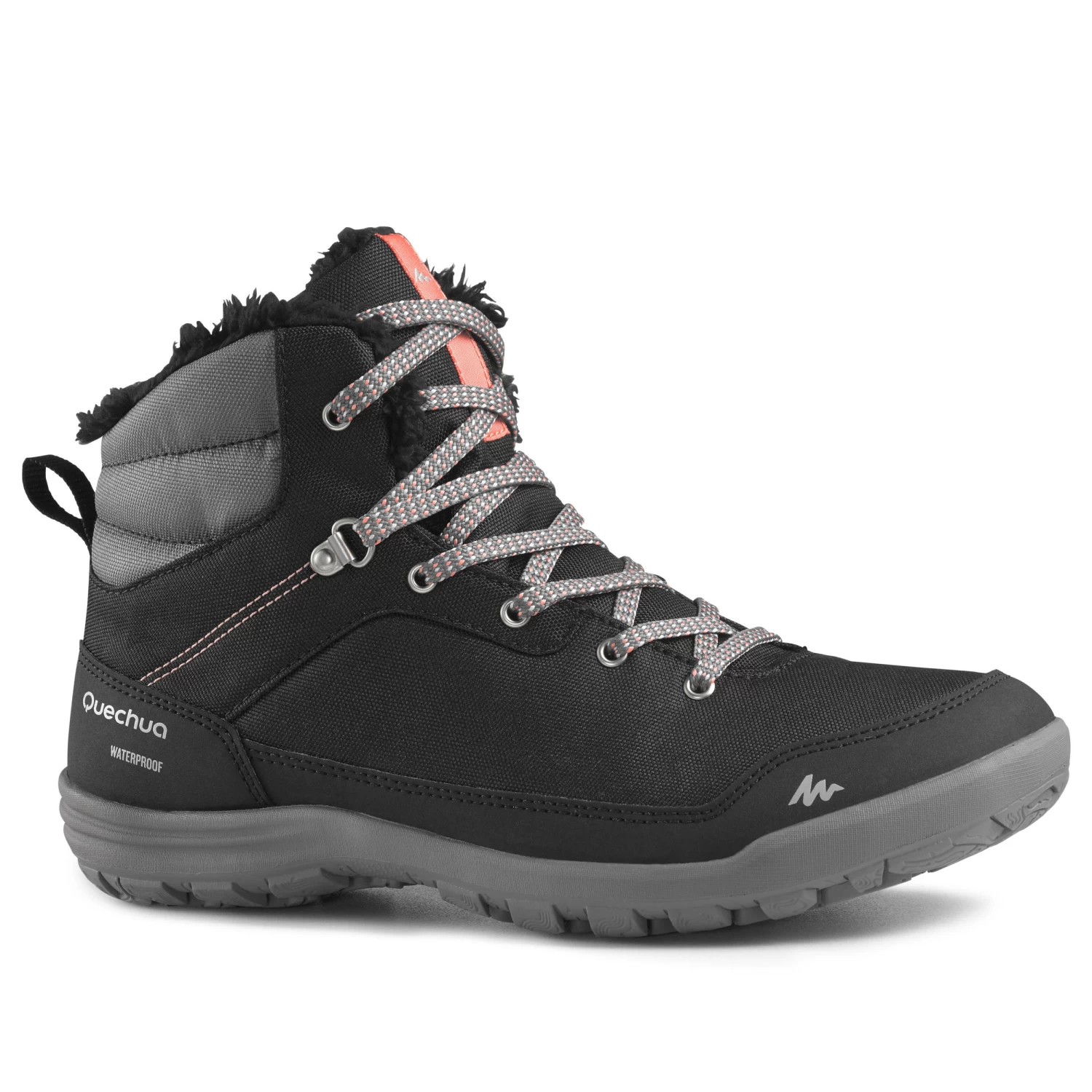 Quechua Women’s Winter Hiking Boots - SH 100 Black 3 Quechua Women’s Winter Hiking Boots - SH 100 Black