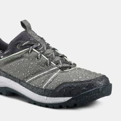 Quechua Women’s Hiking Boot - NH 150 Khaki -Outdoor Adventure Shop womens hiking boot nh 150 khaki 8