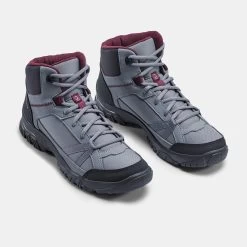 Quechua Women’s Hiking Boots - NH 100 Grey 13 Quechua Women’s Hiking Boots - NH 100 Grey -Outdoor Adventure Shop womens hiking boots nh 100 grey 3