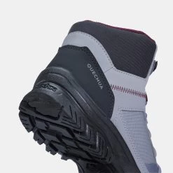 Quechua Women’s Hiking Boots - NH 100 Grey 14 Quechua Women’s Hiking Boots - NH 100 Grey -Outdoor Adventure Shop womens hiking boots nh 100 grey 4