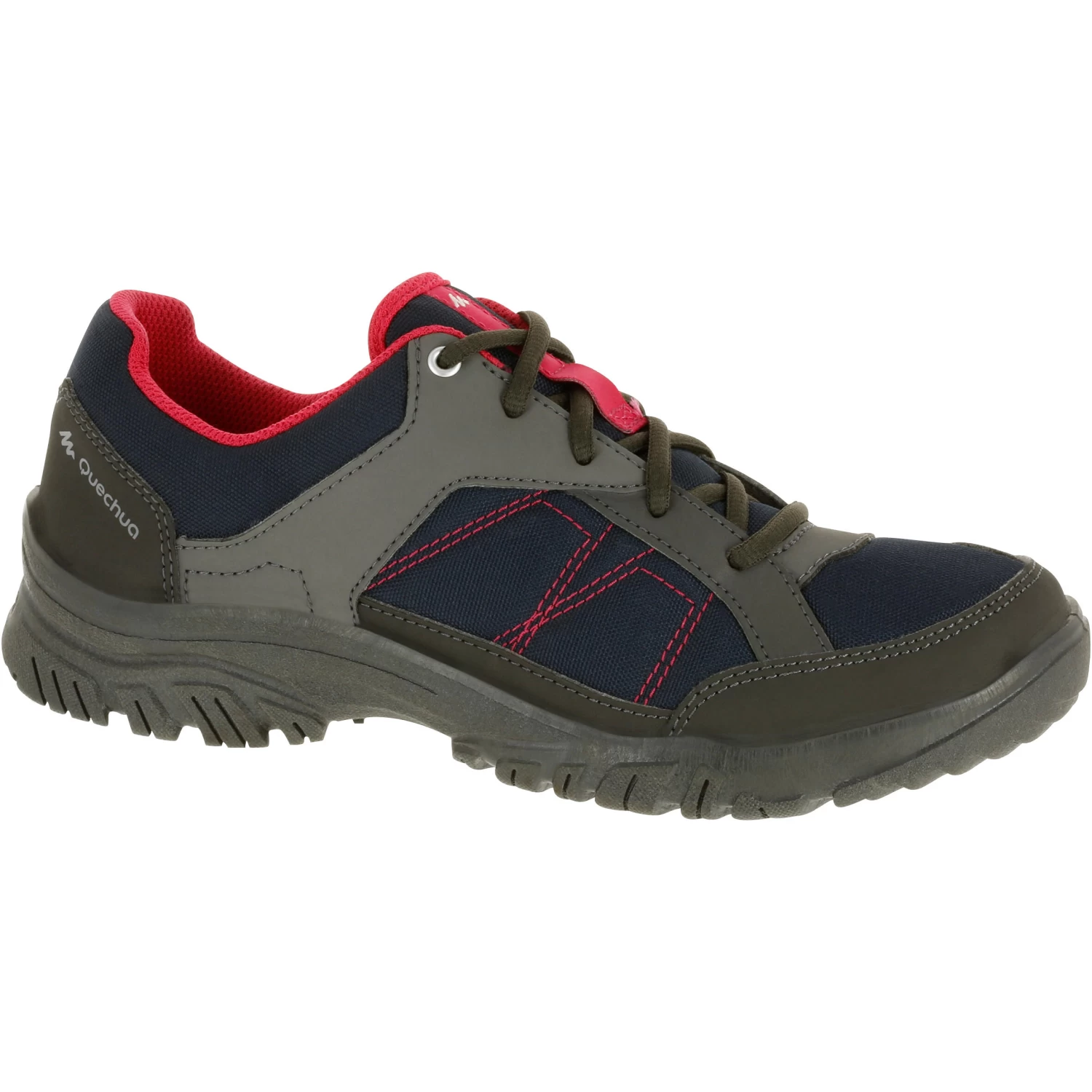 Quechua Women’s Hiking Boots - NH 100 Navy Blue 3 Quechua Women’s Hiking Boots - NH 100 Navy Blue